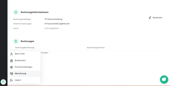 Rechnungsinformationen
